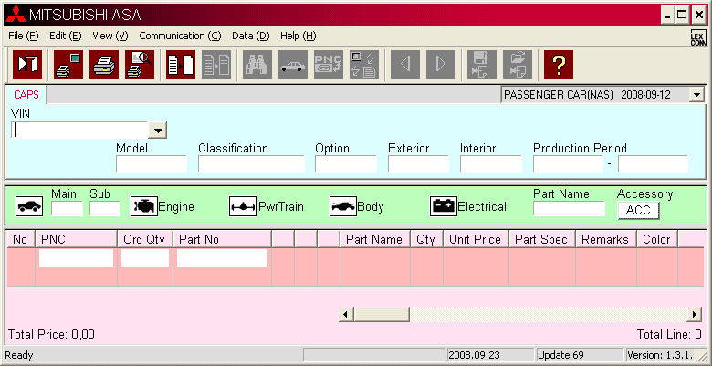 Mitsubishi ASA Screenshot