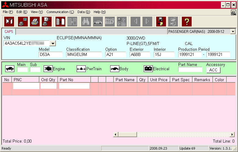 Mitsubishi ASA Screenshot